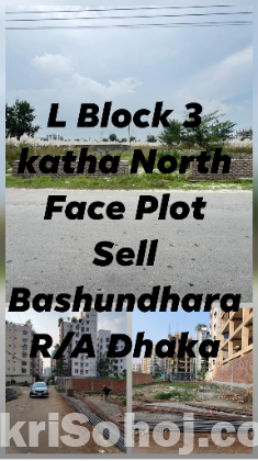 Golden Property-Bashundhara Plot for Sale 3 Katha L Block,